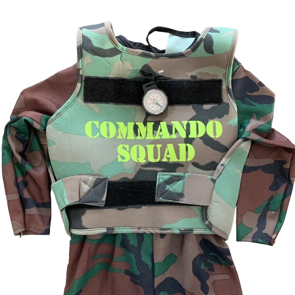 Rubies‎ Kids Military Soldier Halloween Costume 6 Piece Medium Helmet Binoculars